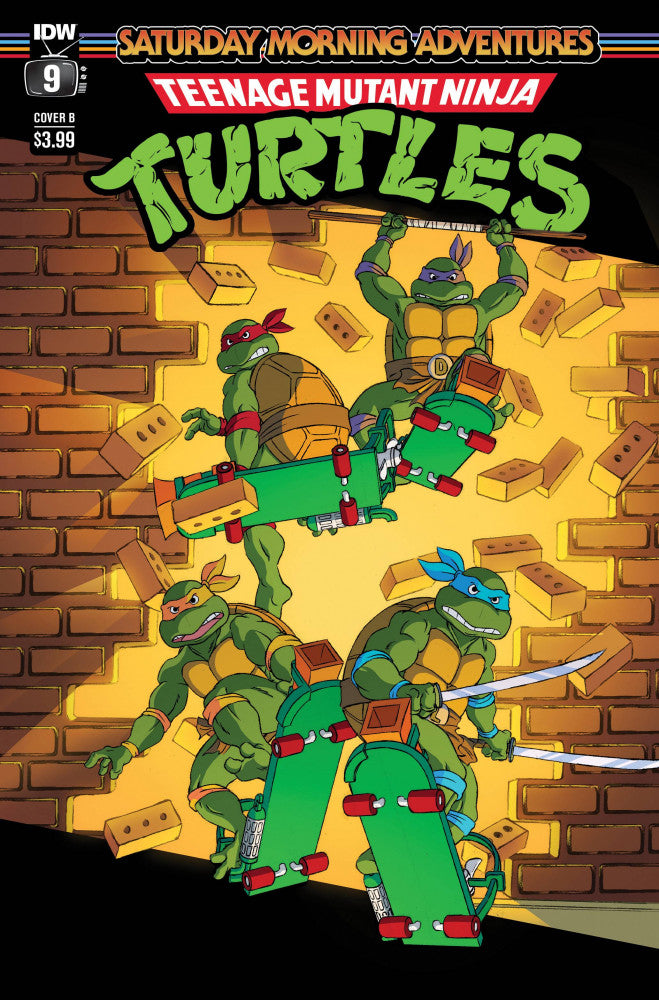 Teenage Mutant Ninja Turtles: Saturday Morning Adventures Continued #9B (Schoening Variant) (Copy)