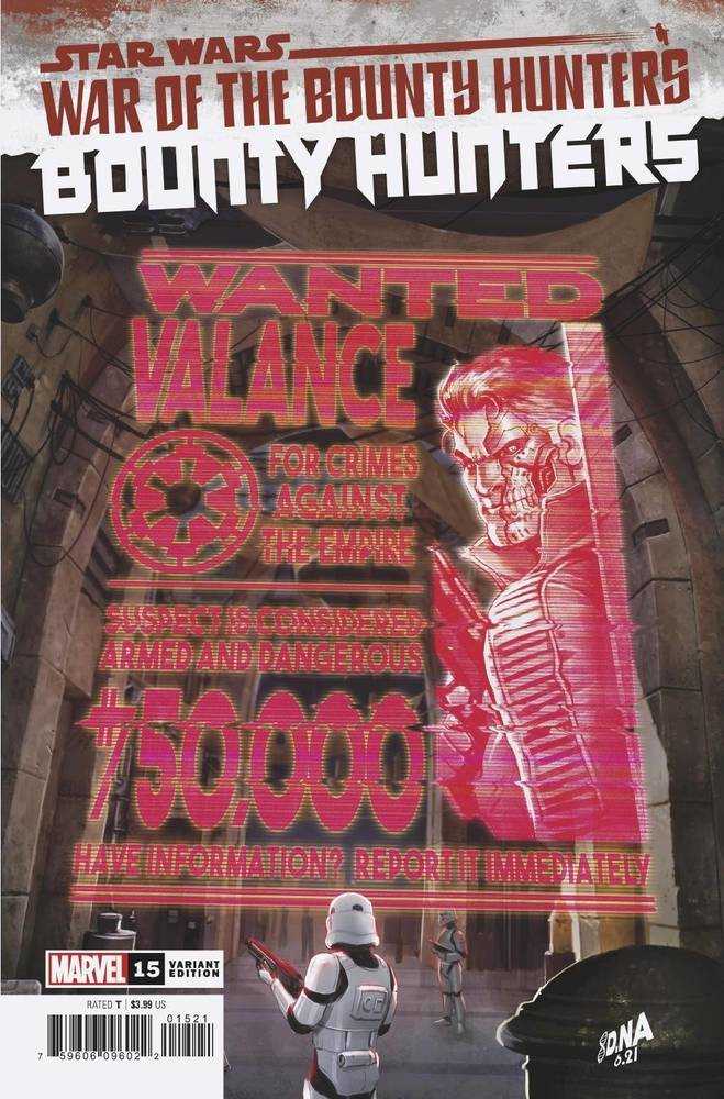 Star Wars Bounty Hunters #15 Wanted Poster Variant Wobh