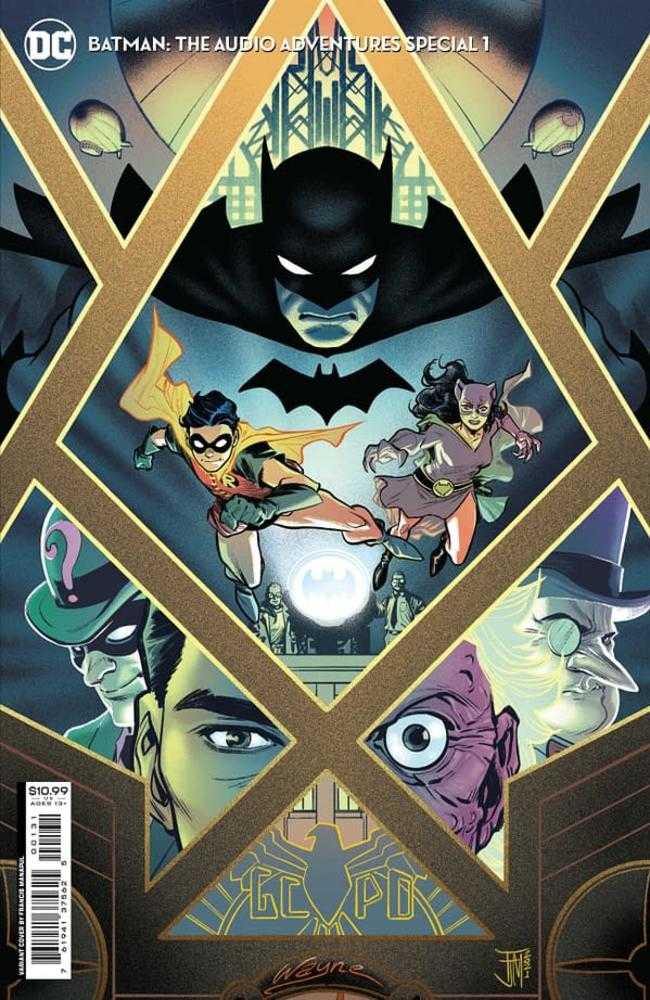 Batman The Audio Adventures Special #1 (One Shot) Cover B Francis Manapul Card Stock Variant