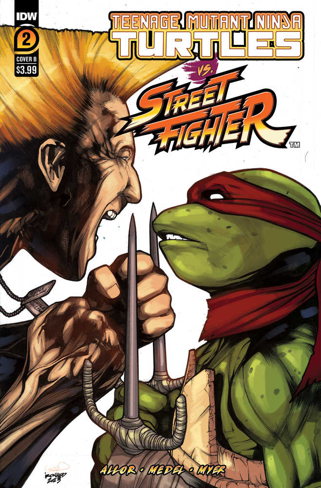 Teenage Mutant Ninja Turtles vs Street Fighter #2 (Of 5) Cover B Sanchez