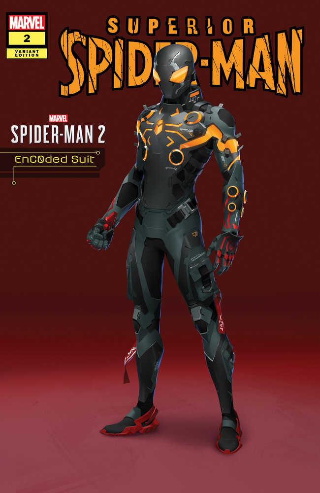 Superior Spider-Man 2 Encoded Suit Marvel'S Spider-Man 2 Variant