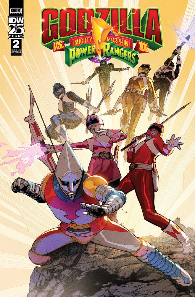 Godzilla vs. The Mighty Morphin Power Rangers II #2 Variant B (Sanchez)