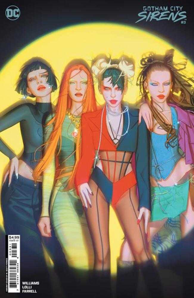 Gotham City Sirens #3 (Of 4) Cover B W Scott Forbes Card Stock Variant