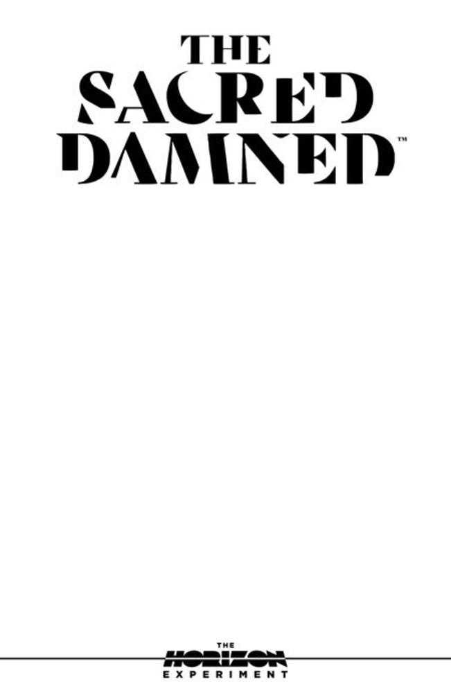 Horizon Experiment Sacred Damned #1 (One Shot) Cover D Blank (