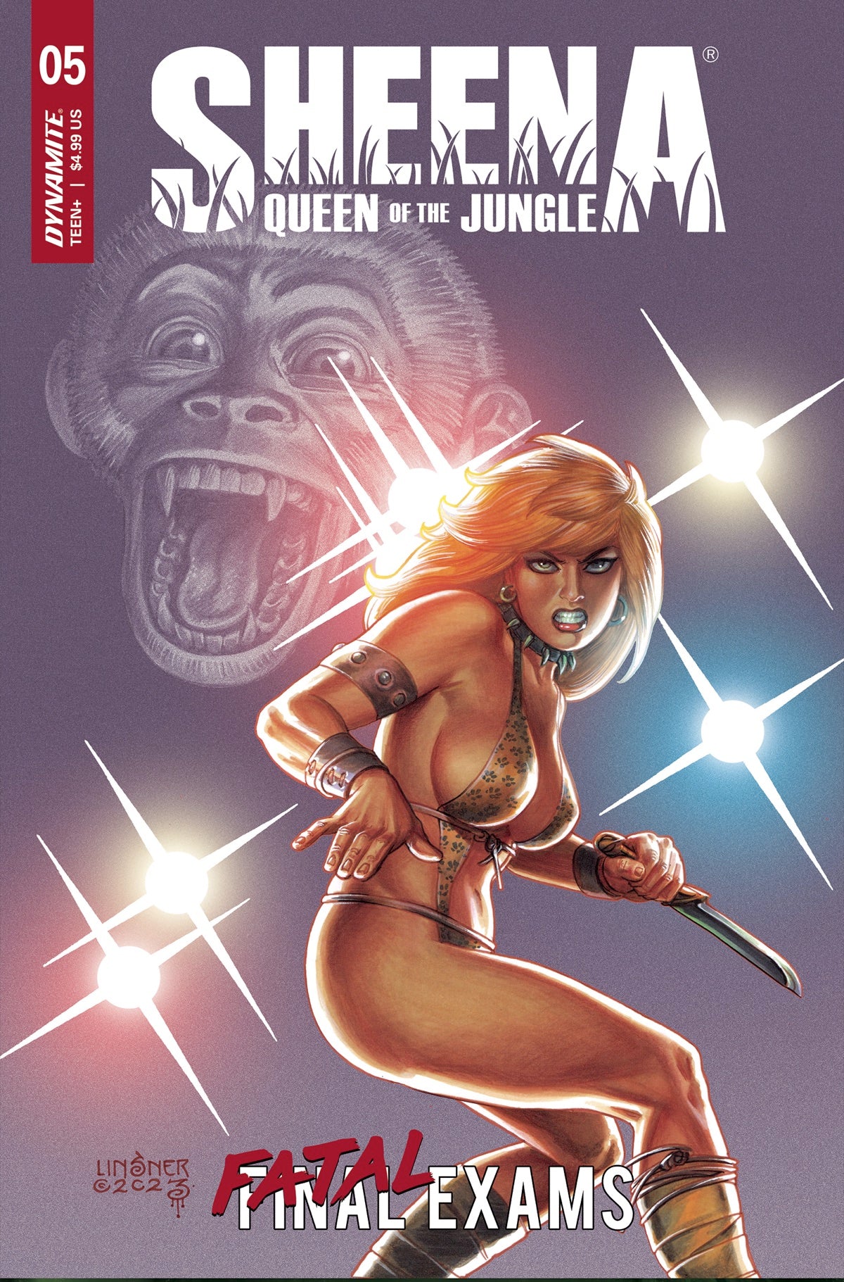 Sheena: Queen of The Jungle, Vol. 4 #5B ( Linsner Variant)