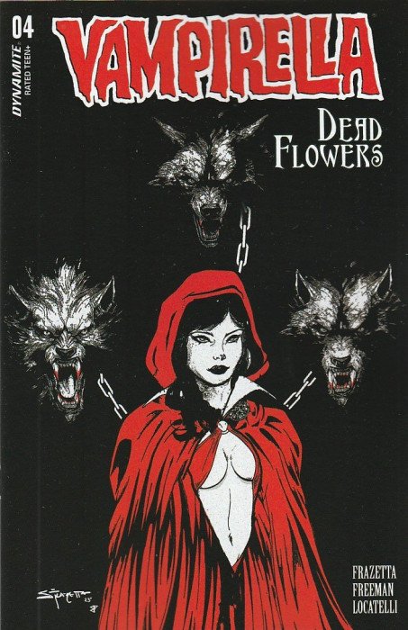 Vampirella Dead Flowers #4D (Sara Frazetta variant)